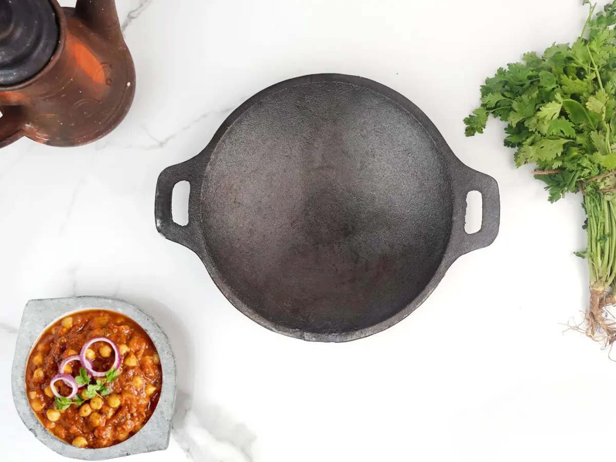 Appam Pan - Cast Iron-Non Grinded
